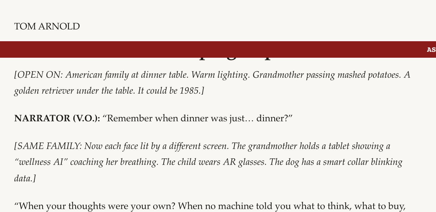 Preview of Humans First — Campaign Spot